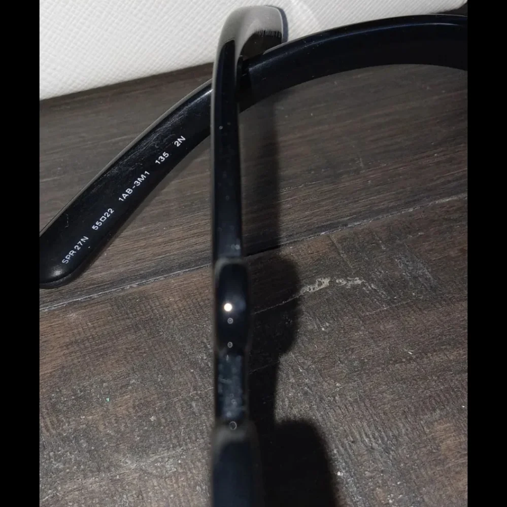 SOLD! PRADA Baroque Black Sunglasses PR27NS w/case - Picture 6 of 7